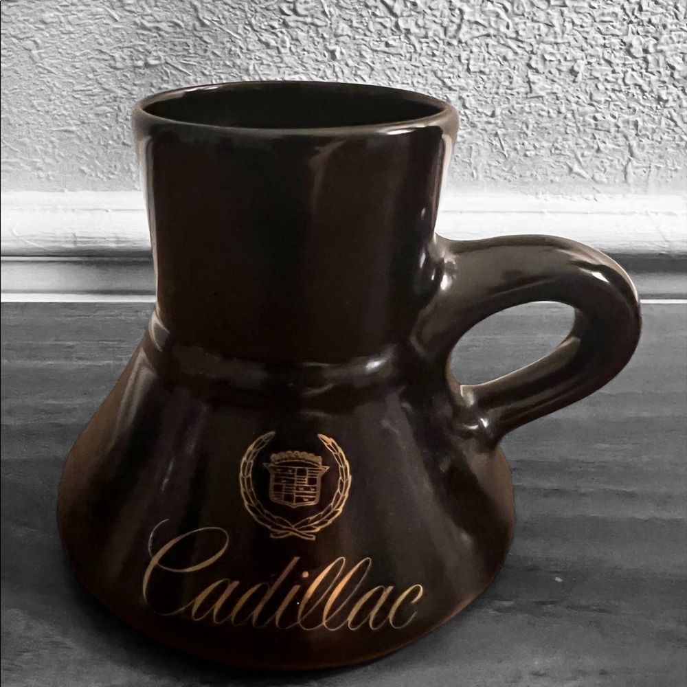Non Spill Coffee Mug Vintage Cadillac Motors Mug Coffee Cup 90s 80s
